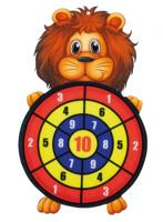 Toi Toys dartspel met ballen leeuw 34 cm - thumbnail
