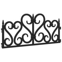 VidaXL Gazonranden 17 st 10 m polypropeen zwart - thumbnail