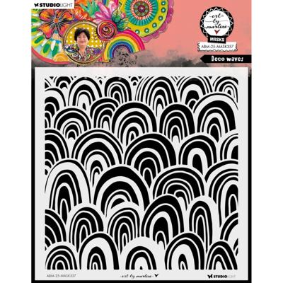 Studio Light • art by marlene mask deco waves