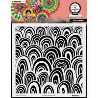 Studio Light • art by marlene mask deco waves - thumbnail