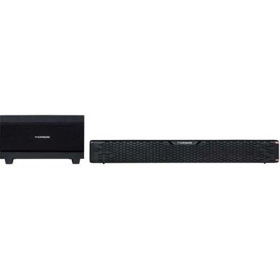 THOMSON SB60BTS - Draadloze soundbar met subwoofer - Bluetooth 5.0 - Stereosysteem - 60W - Muurbevestiging - Zwart