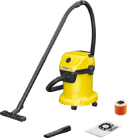Karcher WD 3 V-17/4/20 Nat- en droogzuiger | 1000 W | 17L - 1.628-101.0 - thumbnail