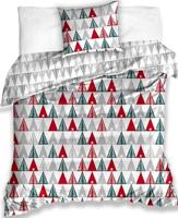 Kerstbomen dekbedovertrek 140 x 200 cm - katoen - thumbnail