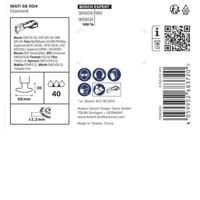 Bosch Accessoires EXPERT MATI 68 RD4-hoekblad | 68 x 30 mm | 10 stuks - 2608902083 - thumbnail