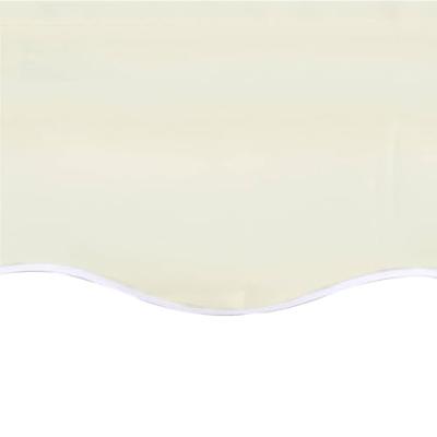 VidaXL Vervangingsdoek voor luifel 5x3,5 m crèmekleurig