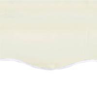 VidaXL Vervangingsdoek voor luifel 5x3,5 m crèmekleurig - thumbnail