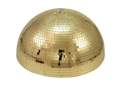 EUROLITE Half Mirror Ball 40cm gold motorized EUROLITE Half Mirror Ball 40cm gold motorized