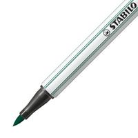 Stabilo pen 68 brush - viltstift - turquoise groen (53) - thumbnail
