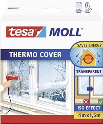 Tesa Venster isolatiefolie - thermo cover - 4,0m x 1,5m