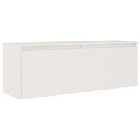 Tv-meubelen 6 st massief grenenhout wit - thumbnail