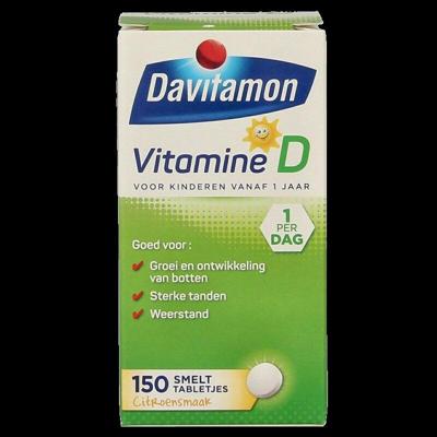 Vitamine D kind smelttablet 150 Tabletten Vitamine D kind smelttablet 150 Tabletten