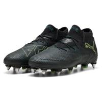 PUMA Future 8 Ultimate IJzeren-Nop Voetbalschoenen (SG) Zwart Donkergroen Lichtgroen - thumbnail