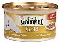 Gourmet Gold Fijne Hapjes Combipack kattenvoer 48 x 85 g - thumbnail