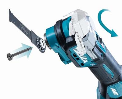 Makita TM001GZ03 Accu multitool + accessoires XGT 40V Max Basic Body in Mbox