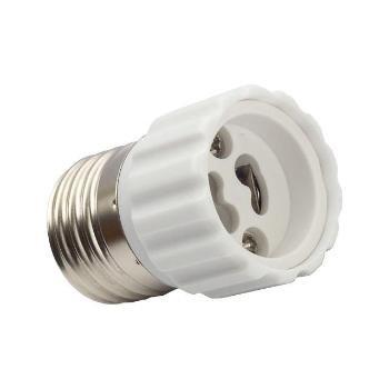 Verloopfitting E27 naar GU10 Verloopfitting E27 naar GU10