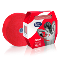 Cure Tape Kinesiotape giant rood 5cm x 31.5m 1 Stuks - thumbnail