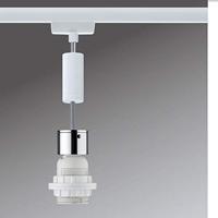Paulmann Basic Pendel 230V-railsysteem lamp Universeel E27 20 W LED Wit, Chroom - thumbnail