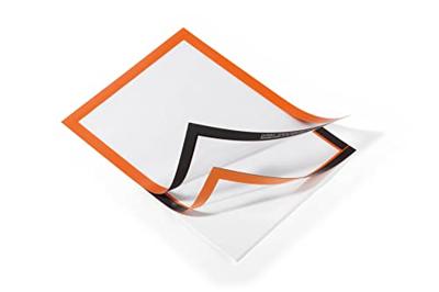 Durable Magneetkader | DIN A4 ORANGE | zelfklevende rugfolie | 2 stuks - 487209 487209