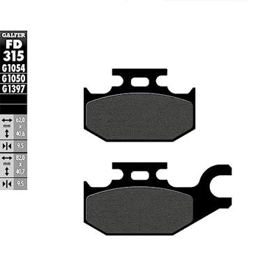 GALFER remblokken "fd315" brake pad fd315 g1050 organic scooter