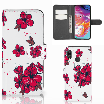 Samsung Galaxy A70 Hoesje Blossom Red Samsung Galaxy A70 Hoesje Blossom Red