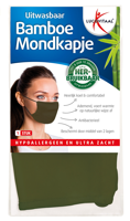 Lucovitaal Bamboe Mondkapje Groen - thumbnail