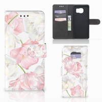 Samsung Galaxy S7 Edge Hoesje Lovely Flowers - thumbnail