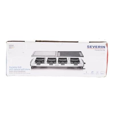 Severin RG 2373 raclette 8 persoon/personen 1500 W Zwart