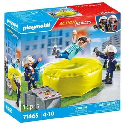 Playmobil action heroes brandweerlieden met luchtkussens - 71465