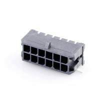 Molex 430451211 Male header, inbouw (standaard) Totaal aantal polen: 12 Rastermaat: 3.00 mm Inhoud: 1 stuk(s) Tape on Full reel - thumbnail