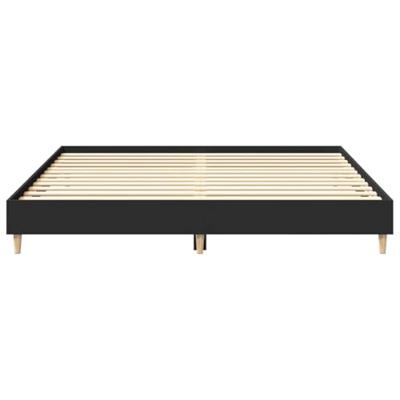 Bedframe zonder matras 180x200 cm spaanplaat zwart
