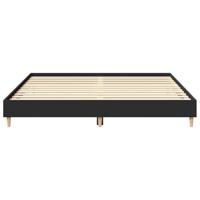 Bedframe zonder matras 180x200 cm spaanplaat zwart - thumbnail