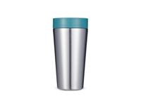 Circular&Co. Koffiebeker - rvs - grijs/groen - 340 ml - thumbnail