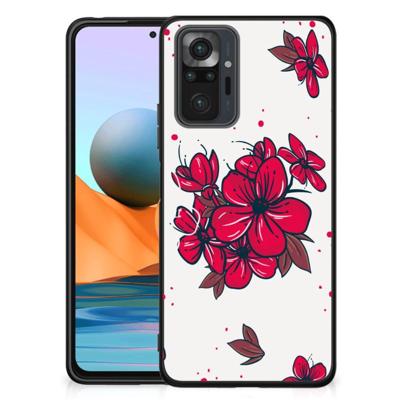 Xiaomi Redmi Note 10 Pro Bloemen Hoesje Blossom Red Xiaomi Redmi Note 10 Pro Bloemen Hoesje Blossom Red