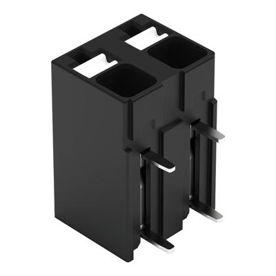 WAGO 2086-3202/300-000 Printklem 1.50 mm² Aantal polen 2 Zwart 1 stuk(s)