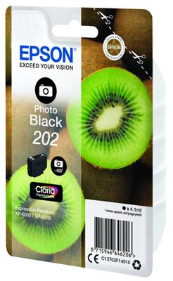 Epson Inktcartridge 202 Origineel Foto zwart C 13 T 02F14010