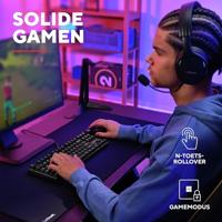 Trust gxt 864 cada compact mechanisch tkl-gamingtoetsenbord, gaming toetsenbord (zwart, us lay-out, huano brown, rgb) - thumbnail