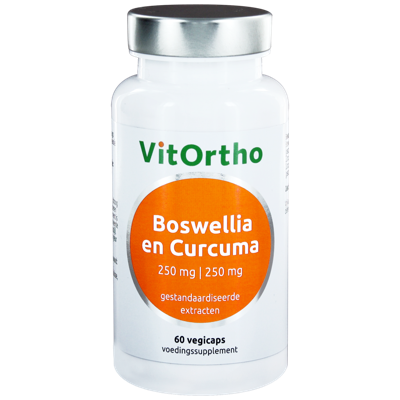 VitOrtho Boswellia 250mg en curcuma 250mg 60 Capsules
