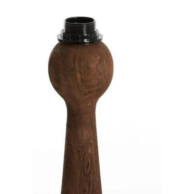 Light & Living Tafellamp 'Festina' Mangohout, 33cm, kleur Donkerbruin (excl. kap) Light & Living Tafellamp 'Festina' Mangohout, 33cm, kleur Donkerbruin (excl. kap)