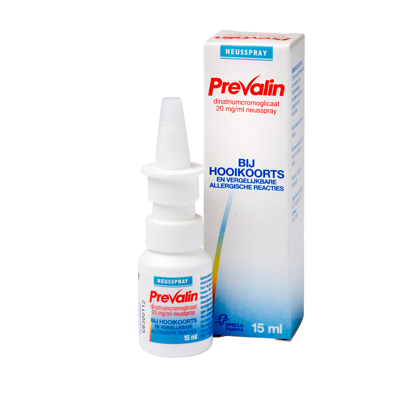 Prevalin Neusspray 20mg/ml (hooikoorts) Prevalin Neusspray 20mg/ml (hooikoorts)