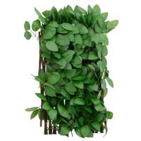 Kunstplant klimop op latwerk 5 st uittrekbaar 180x30 cm groen - thumbnail