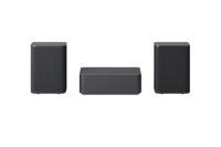 LG SPQ8-S draadloze achterluidsprekers (140 Watt) voor de LG Soundbars DS90QY & DS80QY, Dark Steel Silver [Modeljaar 2022] - thumbnail