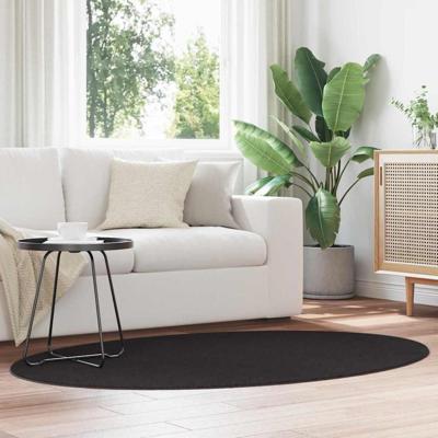 Tapijt HUARTE Zwart 120 x 170 cm Polyester