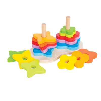 Hape stapeltoren regenboog