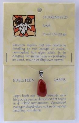 Steengoed Sterrenbeeldsteen hanger ram 1 Stuks