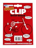 Tennis- en hockeyclip NietVerkeerd - zwart - thumbnail