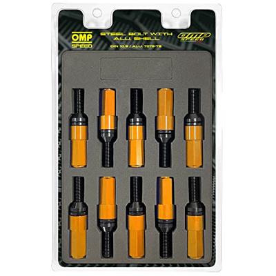 Schroevenkit OMP OMPS09971210 28 mm Oranje M12 x 1,25