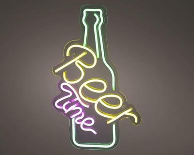 Led neon usb-c beer time 29 x 38 cm multicolor