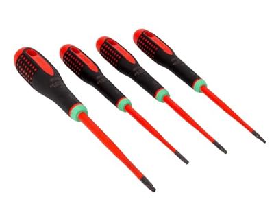 Bahco Schroevendraaierset ERGO™ | geïsoleerd | VDE | driecomponentengreep | smal blad | TORX® - 4-delig - BE-9880SL