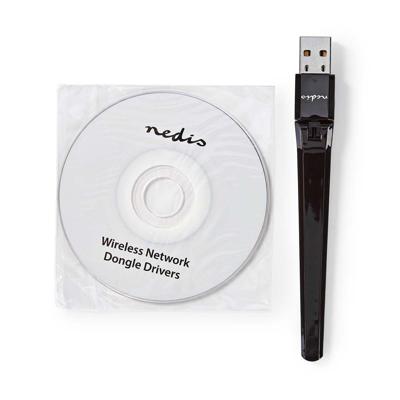 Nedis WSNWA600BK Dongle Voor Draadloos Netwerk Ac600 Dual Band Zwart Nedis WSNWA600BK Dongle Voor Draadloos Netwerk Ac600 Dual Band Zwart