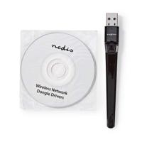 Nedis WSNWA600BK Dongle Voor Draadloos Netwerk Ac600 Dual Band Zwart - thumbnail